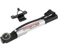 Beto Mini Floor Pump, Silver (Aluminium), 8.5 bars, Manual, Bicycle Accessory
