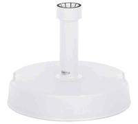 Betonständer 30kg Round, White Plastic Pipe 19-54mm Grips Sunshade Holder