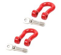 BETOOKY 1 Pair 2pcs Universal Tow Hook U Shape Ring Racing Style Alloy Sturdy Adjustable Front Tow Hook for Car Truck Easy Installation