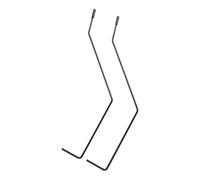 BETOOKY 1 Pair Metal Music Score Clips with Rounded Smooth Ends and Matte Finish, 7.68 Inch Sheet Music Stand Holder Clips that Prevent Page Shifting and Do Not Scratch Surfaces,
