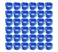 BETOOKY 100 Pcs Opening Pigeon Ring Identification Rings Clip-on Design Plastic 0.51x0.51x0.28inch for Breeding and Poultry Operations Management Suitable for Pigeon and Pet Birds