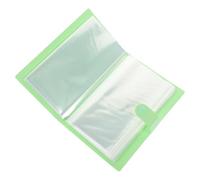 BETOOKY 100pcs Collecting Album Currency Holder 9.4x7.5x1.2inch Plastic Portable Design Rounded Edges Simple Style Paper Money Storage for Collectors
