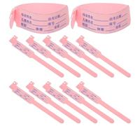 BETOOKY 100pcs Identification Band Medical Band 1.5 X 0.75 Inch Highly Visible Sl iscreet Design Pp Synthesized Paper for Locations that Require Identification Suitable for Patients