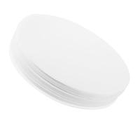 BETOOKY 100pcs White Bird Cage Liners Made of Nonwovens Efficient Water Absorption Resistant to Breaking Features round Absorbent Urine Mats Suitable for Bird Cage Pads in Parakeet