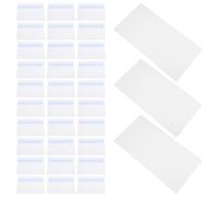BETOOKY 100pcs White Self Seal Security Envelopes with Release Paper, Versatile Compatibility for Business and Office Use, Plain Mailing Envelopes for Documents and Trading Cards