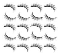 BETOOKY 10pairs False Eyelashes Natural Makeup Wispy Extensions for Women Girls False Lashes Individual