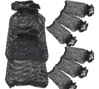 BETOOKY 10pcs Black Elastic Fiber Wig Caps Mesh Net for Hair Soft and Invisible Hair Net Wig Cap Keeps Neat and Tidy Suitable for Outdoor Travel and Hiking