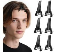 BETOOKY 10pcs Black Root Volume Hair Clips for Women Korean Style Hair Root Lifter Bangs Styling Clips No Trace High Crown Volume Tool for Natural Fluffy