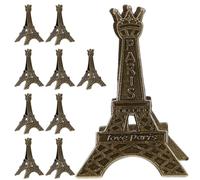 BETOOKY 10pcs Eiffel Tower Memo Card Holders Alloy Table Place Card Clips Sturdy Note Holder Stand for Office Desk Organiser with Simple Design