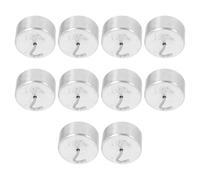 BETOOKY 10pcs G Iron Calibration Weight with Double-hook Design for Accurate Measurements, High Precision Scale Calibration Weight Set for General Science Experiments and Scientific