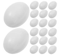 BETOOKY 10pcs Lifelike Simulation Bird Eggs Plastic Bird Egg Prop for Munia and Nesting Manage Hatching Rate with Realistic Small Fake for Cockatiel and Love Breeding