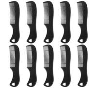 BETOOKY 10pcs Mens Mustache Combs Pocket Sized Comb Plastic Beard and Hair Styling Travel Grooming Accessory Simple Elegant Sl esign for Personal Use