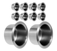 BETOOKY 10pcs Motor Homes Cup Holder Stainless Steel Silver Easy to Carry Practical Refit Auto Cup Holder Protect from Getting Wet Suitable for Motor Homes