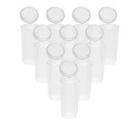 BETOOKY 10pcs Plastic Makeup Brush Protective Covers round Shaped Cosmetic Brush Protectors with Comprehensive Protection to Extend Bristle Service Life for Home Use