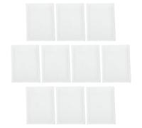 BETOOKY 10pcs PVC Adhesive Label Card Holders with High Reliability and Tear-Resistant Features for Notebook and Sticking on The Turnover Box
