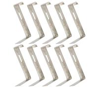 BETOOKY 10pcs Roof Fix Clip Roof Tile Fix Clip Silver Iron Compact Lightweight Easy to Carry Non-Slip