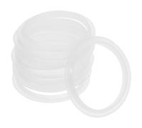 BETOOKY 10pcs Silicone Overflow Gasket Replacement Kit with Leakproof Design and Universal Fit for Kitchen Bathroom Sink and Bathtub Drain Sealing