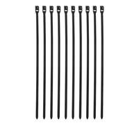 BETOOKY 10pcs Snorkel Mouthpiece Tie Wrap Diving Regulator Mouthpiece Retainers Nylon Black for Scuba Diving Snorkel Regulators Underwater Activities