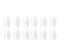 BETOOKY 12 Sets Cuttlebone Chewing for Parrot and Turtle with Metal Holder, Safe to Chew Pet Accessories for Exercise and Calcium Supplement, White Molar for Birds and Small Pets