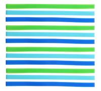 BETOOKY 12pcs Flexible Binding Bands Silicone Rubber Bands 20cm Flat Elastic Fixation Prevents Leaks for Picnic Books and Folders