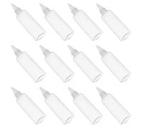 BETOOKY 12pcs Pet Pointed Bottle Squeeze Empty Bottle for Liquid Lotion Refillable Leakproof Precision Tip for Skincare and Craft Use