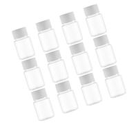 BETOOKY 12pcs Plastic Empty Pill Containers with Caps 30ml Bottles for Travel, Easy to Handle and Reliable Sealing, Suitable for Medicine Storage and Personal Care