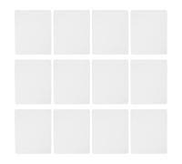 BETOOKY 12pcs Sublimation Mouse Pad Blanks White Heat Transfer Blank Mouse Mat with Rubber Material and Wear-Resistant Surface, Easy to Wipe for Heat Transfer Printing and Desk Setup