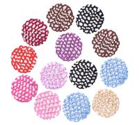 BETOOKY 13pcs Hair Net Mesh Crochet Hair Net with Elastic Band Design Reusable Cloth for Professional Dancing Performers Suitable for Dancing and Working Random Color