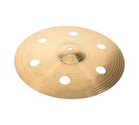 BETOOKY 14-inch Alloy Effect Cymbal with Holes for Drum Set, Trash Crash Cymbal Featuring Quick Rhythm Changes and Short Decay, for Rock Music and Beginner Drummers