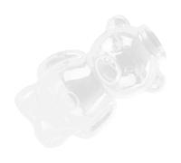 BETOOKY 1pcs Bear Shape Beverage Cup Glass Coffee Cup Cartoon Pattern Multi-Functional Suitable for Holding Cold Drinks 320ml White for Home Kitchen Distinctive Presentation to Lattes