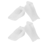 BETOOKY 2 Pairs Heel Raising Inserts Silicone Invisible Height Increase Insole White 5.0cm for Men and Women Half Shoe Pads Shock Absorption Non-Slip Heel Lift Shoe Inserts