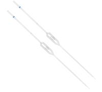 BETOOKY 2 Pcs Glass Experimental Pipette with Big Belly Design, Calibrated Measuring Pipet for Medical and Laboratory Use, Safe and Fine Workmanship, Transfer Pipette