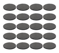 BETOOKY 20 Pairs Double-Sided Sticky Dots Double Sided Carpet Tape Nylon Invisible Fixing Mechanism Black 1.97x1.97x0.08in Fastener Rug Double Sided Strips for Office Home