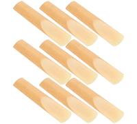 BETOOKY 20 Pcs Alto Saxophone Reeds Size 2.5 Strength Khaki Colour Reeds for Soprano Sax and Clarinet Easy Installation Quick Replacement Woodwind Instrument Accessories for Saxophonists