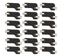 BETOOKY 20 Pcs Hot Plug Pcb Socket Two Clamps Black Abs Material Operating Life 100 Cycles for Mechanical Keyboard Replacement