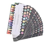 BETOOKY 200pcs Punch Cards Reward Tracking Cards with Message Writing Function, Paper Material with Blank Back and Punch Design, for Classroom Rewards and Business Loyalty Programs