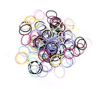 BETOOKY 200pcs Two Set Stretch Hair Ties Elastic Small Ponytail Holders Hair Accessories for Suitable for Everyday Wear Made of Sturdy Polyester