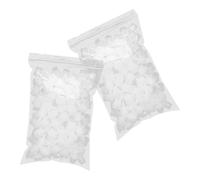 BETOOKY 200pcs White Plastic Eyelash Glue Bottle Pins Replacement with Universal Design Ensures Safety for Eyelash Glue Bottles Suitable for Home Use and Extension Work