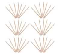 BETOOKY 200pcs Wooden Cuticle Pusher Sticks 7.5cm Multi Use Nail Grooming Tools for Pedicure and Manicure, Beige Wood Material with Dual Headed Design for Precise Cuticle Shaping