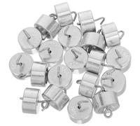 BETOOKY 20pcs Calibration Weights Hooked Weight Set Silver Double-hook Design for Calibration Tasks Ensuring Accurate Experimental Data in School Labs and General Science Experiments