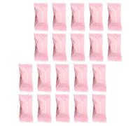 BETOOKY 20pcs Compressed Towels Disposable High Absorbency Portable Travel Hand Towels Pink Nonwoven for Business Trips