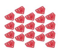 BETOOKY 20pcs Fire Extinguisher Holder Wall Mount Bracket Red Heavy Duty Metal Hooks for Extinguishers Fit Indoor Outdoor Secure and Easy Installation