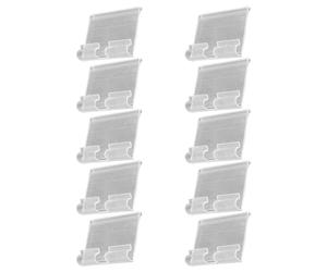 BETOOKY 20pcs PVC Sign Holder for Retail and Display Use, Price Tag Display Stand to Optimize Space Usage and Present Information in an Orderly Manner