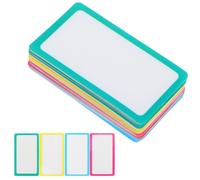 BETOOKY 20pcs Reusable Dry Erase Label Stickers Nano Glue, Removable Whiteboard Jar Labels for Kitchens and Pantry Organizing, Easy to Write and Erase All-Purpose Name Tags
