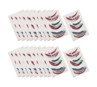 BETOOKY 20pcs Soccer Face Temporary Tattoos for Skin and Face, Easy to Apply Paper Stickers with Vibrant Bold Designs, for Public Soccer Events and Themed Party Decorations
