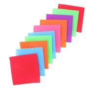 BETOOKY 20pcs Square Carpet Marker Dots Preschool Floor Dots Strong Adhesive Backing Sturdy Materials Fun Design for Classroom Seating and Circuit Training by Teachers and Random Color