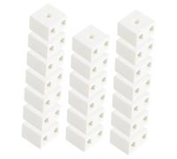 BETOOKY 20pcs Terminal Block 2 Position 5 Hole Ceramic Connector Blocks for Electrical Cable and Metal High Temperature Resistant Compact Fast Connection Structure for Mass Production