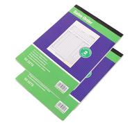 BETOOKY 2pcs A5 Business Invoice Pad Receipt Book for Small Business with Carbonless Paper, Efficient Workflow and Error Reduction, for Office Operations and Order Management