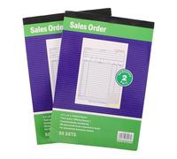 BETOOKY 2pcs A5 Receipt Book for Small Business with Waterproof and Tear-Resistant Cover, Portable Invoice Pad for Order Tracking and Retail Purchase, for Stores and Department Movement