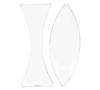 BETOOKY 2pcs Acrylic Concave and Convex Optical Lens Set for Physics Teaching, Learning Light Refraction and Demonstrating Optical Principles, for Students and Science Experiments